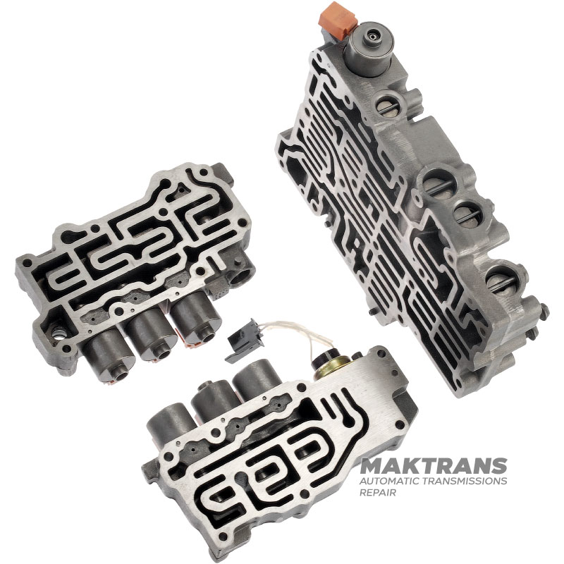 Teleso ventilu komplet so solenoidmi ALLISON 3000 Series MD3070 — dizajn WTEC, oddeľovacia doska MD7448, 29506434