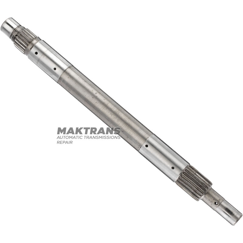 Stredný hriadeľ GM 5L40 - dĺžka hriadeľa, 21 drážok (vonkajší Ø 21,60 mm) / 21 drážok (vonkajší Ø 21,60 mm)