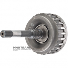 Repasovaný bubon spojky FORWARD (prázdny, bez piestov a kotúčov) TOYOTA AC60E, AC60F - 20 drážok (vonkajší Ø 21,30 mm), celková výška 233 mm, dĺžka hriadeľa 185 mm