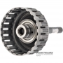 Repasovaný bubon spojky FORWARD (prázdny, bez piestov a kotúčov) TOYOTA AC60E, AC60F - 20 drážok (vonkajší Ø 21,30 mm), celková výška 233 mm, dĺžka hriadeľa 185 mm