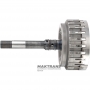 Repasovaný bubon spojky FORWARD (prázdny, bez piestov a kotúčov) TOYOTA AC60E, AC60F - 20 drážok (vonkajší Ø 21,30 mm), celková výška 233 mm, dĺžka hriadeľa 185 mm