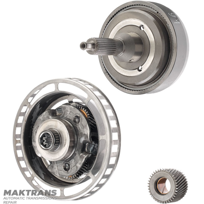 Planétové koleso Stredný FORD 5R55N, 5R55W, 5R55S — 3 satelity (28 zubov), centrálne koleso 38 zubov (vonkajší Ø 44,10 mm), korunové koleso 94 zubov (vonkajší Ø 117,50 mm)