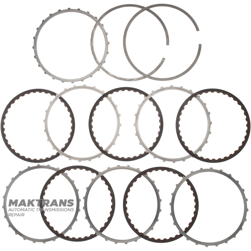 Kôš C2 Clutch / C3 Clutch TOYOTA / LEXUS A750E, A750F, A760E, A760F — C2 Clutch (5 trecích kotúčov, celková hrúbka súpravy 23,45 mm) / C3 Clutch (5 trecích kotúčov, celková hrúbka súpravy 22,05 mm)