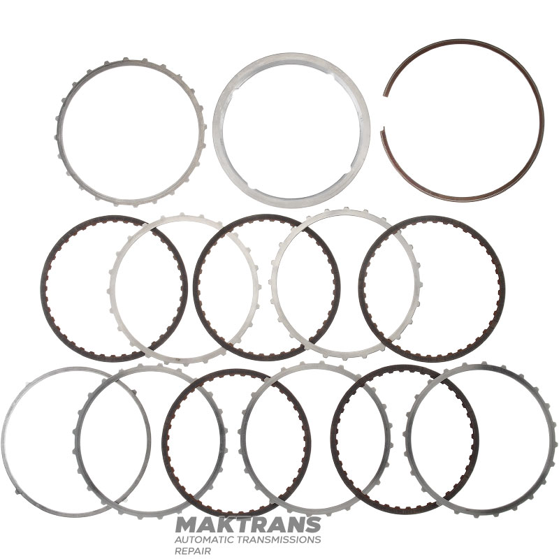 Kôš C2 Clutch / C3 Clutch TOYOTA / LEXUS A750E, A750F, A760E, A760F — C2 Clutch (5 trecích kotúčov, celková hrúbka súpravy 23,45 mm) / C3 Clutch (5 trecích kotúčov, celková hrúbka súpravy 22,05 mm)