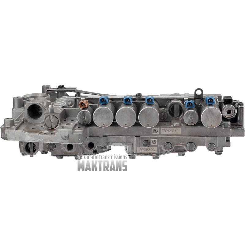Teleso ventilu komplet so solenoidmi TOYOTA / LEXUS AC60E, AC60F — odstránené z použitej prevodovky (netestované) s označením 3501004280