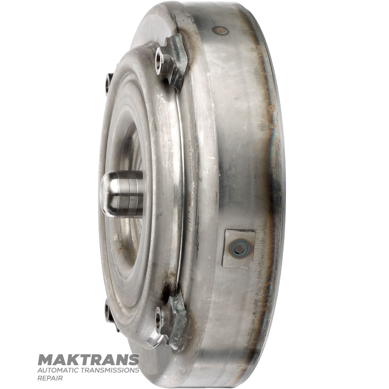 Predný kryt meniča krútiaceho momentu NISSAN GE9R01A, JATCO JR913E — označenie 44D (vonkajší Ø krytu 282,50 mm, 4 montážne otvory, vonkajší Ø vodiacej lišty 35 mm)
