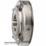 Predný kryt meniča krútiaceho momentu NISSAN GE9R01A, JATCO JR913E — označenie 44D (vonkajší Ø krytu 282,50 mm, 4 montážne otvory, vonkajší Ø vodiacej lišty 35 mm)