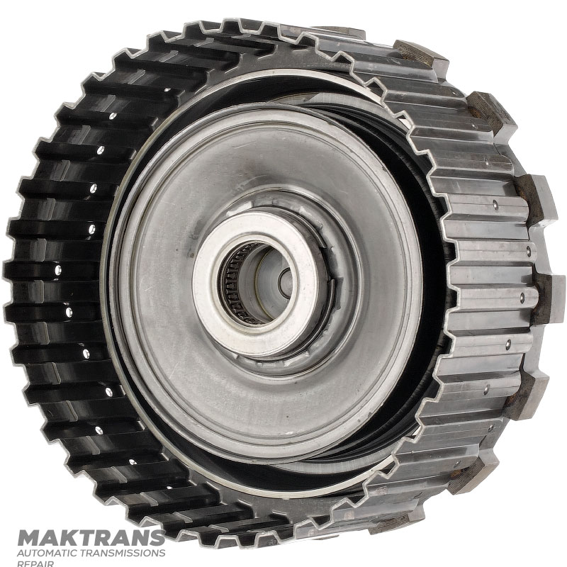 K27 Spojkový bubon a výstupný hriadeľ (2WD) Mercedes-Benz 725.0 - (celková výška 198 mm, 30 drážok (vonkajší Ø 31,65 mm), 3 trecie kotúče)