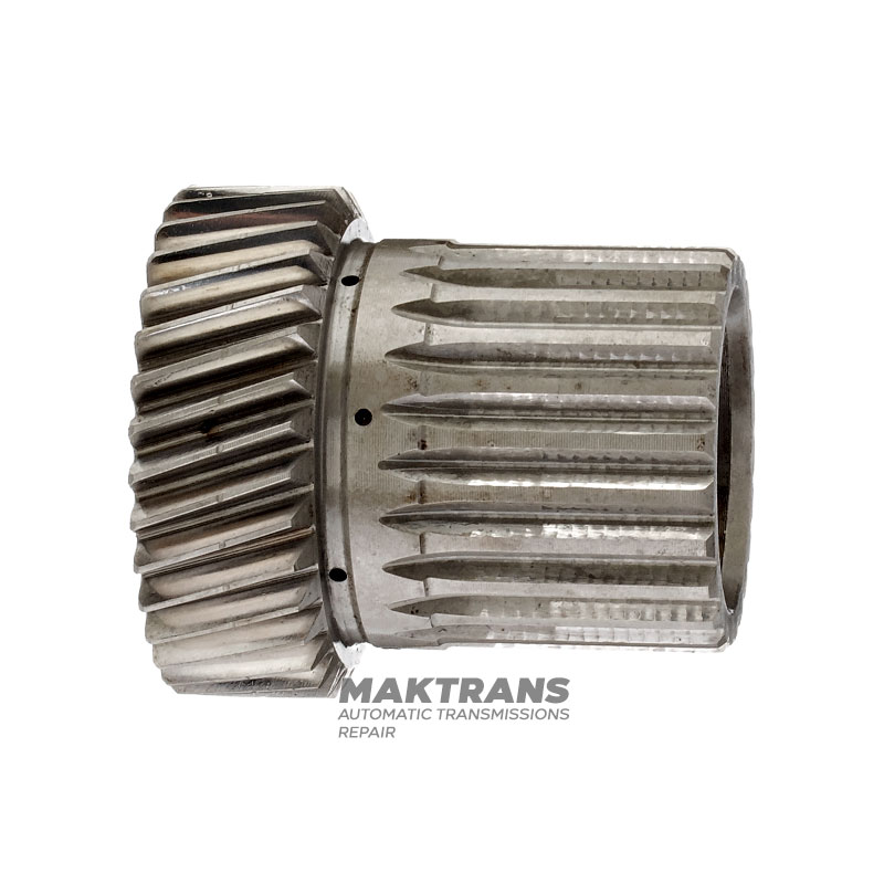 Zadná planétová prevodovka, výstupný hriadeľ Mercedes-Benz 722.3 A1262720007, A1262701743 — celková dĺžka 346 mm (27 drážok, vonkajší Ø 29,30 mm), 4 satelity (21 zubov, vonkajší Ø 37,60 mm)
