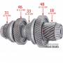 Výstupný hriadeľ diferenciálu č. 2 VAG DSG DQ500 0BT, 0BH — 18 (Ø 70 mm), 48 (Ø 130 mm), 33 (Ø 78 mm), 46 (Ø 113 mm), 31 (Ø 70 mm)