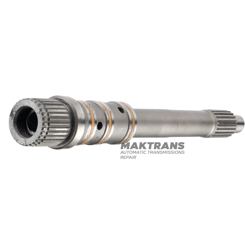 Vstupný hriadeľ (s novým puzdrom) DODGE CHRYSLER 62TE 68004290AA - dĺžka hriadeľa 221,50 mm, 21 drážok (vonkajší Ø19 mm) / 31 drážok (vonkajší Ø25,05 mm)