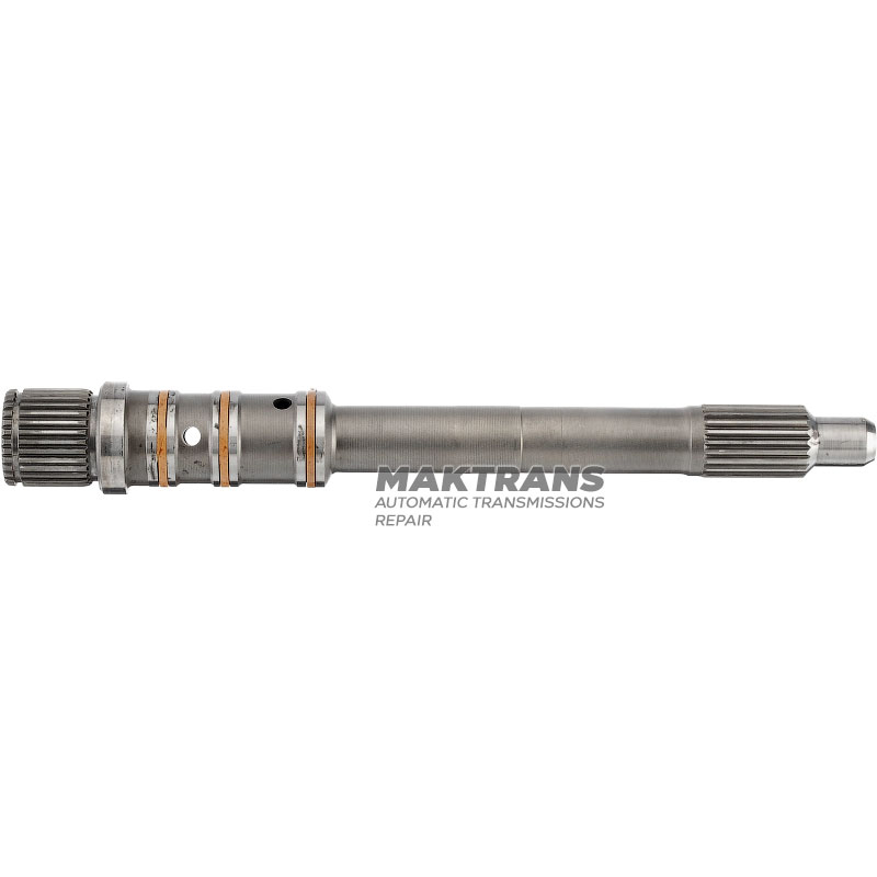 Vstupný hriadeľ (s novým puzdrom) DODGE CHRYSLER 62TE 68004290AA - dĺžka hriadeľa 221,50 mm, 21 drážok (vonkajší Ø19 mm) / 31 drážok (vonkajší Ø25,05 mm)