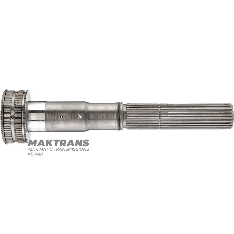 Výstupný hriadeľ ZF 4HP22, 4HP24 - celková dĺžka 233 mm, 25 drážok (vonkajší Ø 27,35 mm)