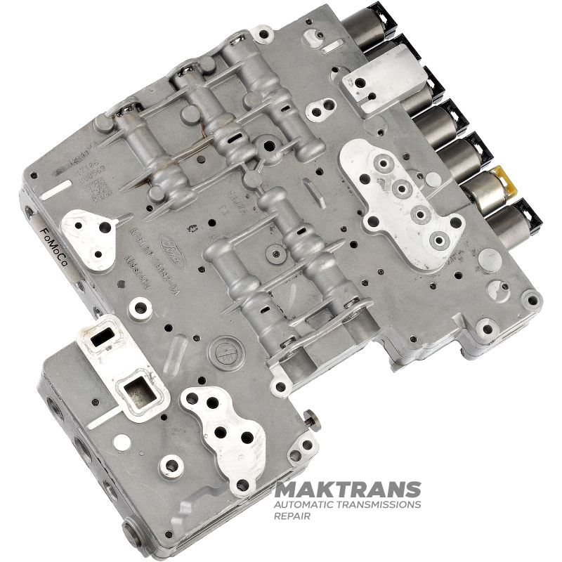 Kompletné teleso ventilu so solenoidmi (neobnovené) FORD 6R60, 6R75, 6R80 — oddeľovacia doska 6L2P-7Z490-FB