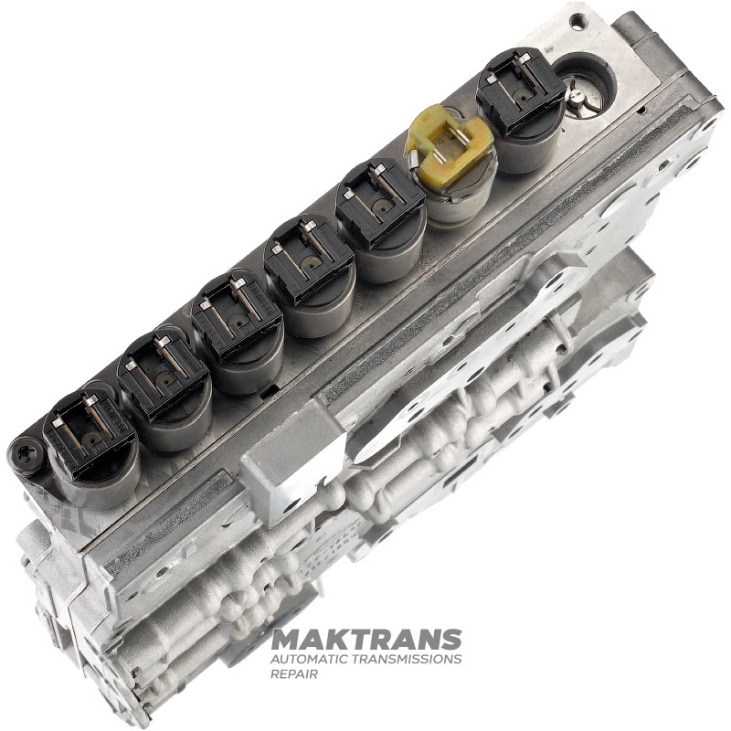 Kompletné teleso ventilu so solenoidmi (neobnovené) FORD 6R60, 6R75, 6R80 — oddeľovacia doska 6L2P-7Z490-FB