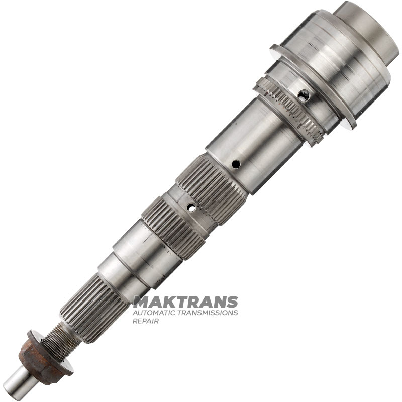 Vstupný/výstupný hriadeľ prevodovky BorgWarner BW4440 - 68101736AA, 68147632AA (celková dĺžka hriadeľa 322 mm)