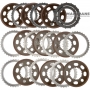 Súprava oceľových a trecích dosiek BorgWarner BW4440 - 9 trecích dosiek (celková hrúbka súpravy 29,90 mm), CHRYSLER 300 V6 3,6 l, prevodovka 845RFE