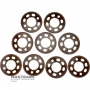 Sada trecích kotúčov BorgWarner BW4440, BW4477 - 9 trecích kotúčov (vonkajší priemer 149,95 mm, 22 zubov), CHRYSLER 300 V6 3,6 l, prevodovka 845RFE, Cadillac CTS (2008-2010), s prevodovkou 6L50