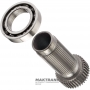 Medzihriadeľ, centrálne koleso ventilového rozvodu prevodovky FORD BW4404 - 4404-665-001, dĺžka 154 mm, 45 drážok (vonkajší Ø 48,45 mm), 37 zubov na ozubenom kolese (69,85 mm), F77A-7A195-0050 VA, Explorer 95-01)