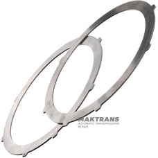 Sada oceľových kolies FORD E4OD, 4R100 — E9TZ7B442A, E9TZ-7B442-A, 2 oceľové kolesá (hrúbka 2,05 mm, vnútorný Ø 190 mm, 6 zubov)