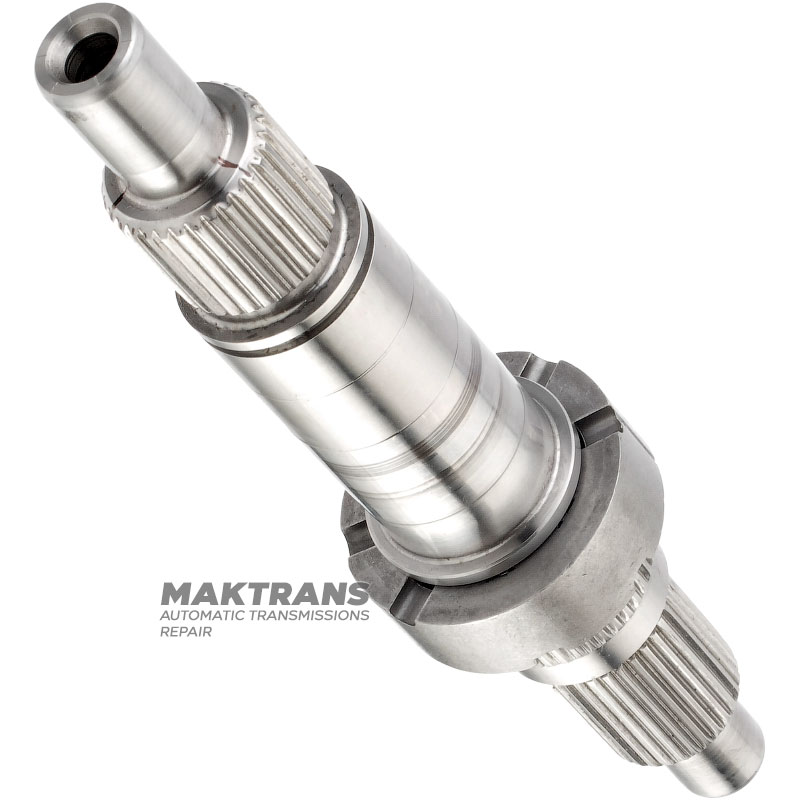 Hriadeľ centrálneho kolesa P2/P3 ALLISON 1000 - 29536984, (dĺžka hriadeľa 259 mm, šírka dištančného krúžku 20 mm)