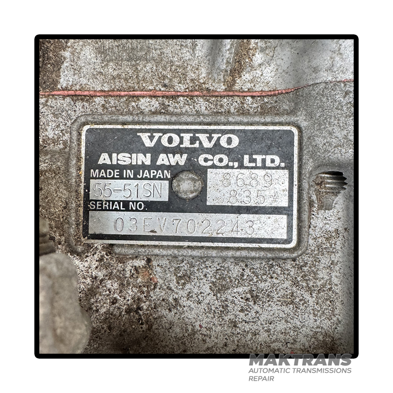 Zostava automatickej prevodovky AW55-51SN 2WD - 8689835, TCM 30651399, menič krútiaceho momentu 32000-43A240