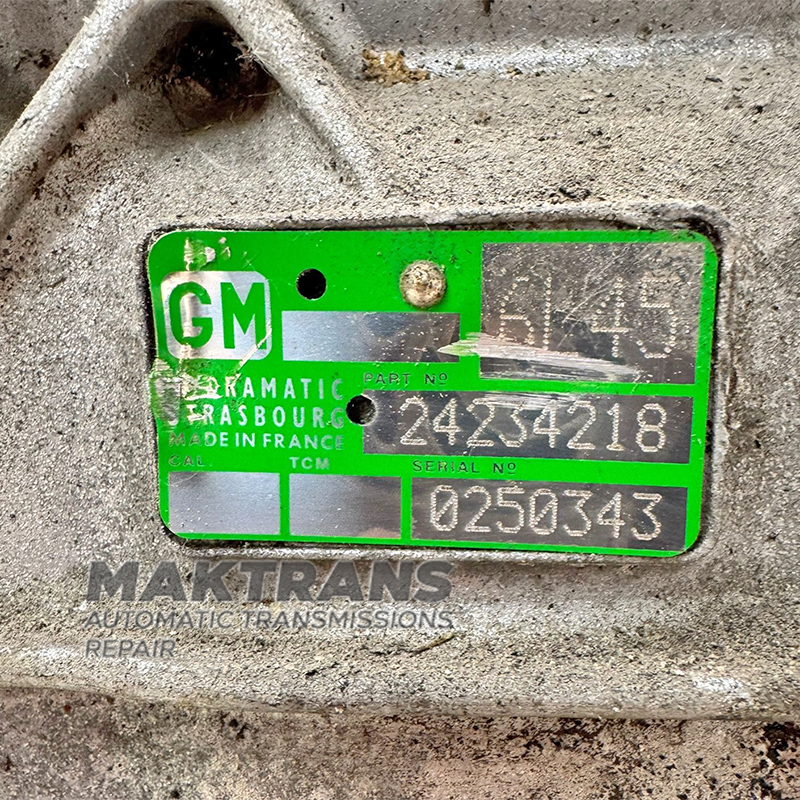 Automatická prevodovka (zostava) GM 6L45 (2WD), 8WLA — 24234218, BMW radu 3 E90, E92, E93GM (2007-2008)