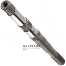 Výstupný hriadeľ FORD E4OD, 4R100 — s objímkou, dĺžka 507 mm, 31 drážok (vonkajší Ø 34,35 mm, dĺžka drážky 98 mm)