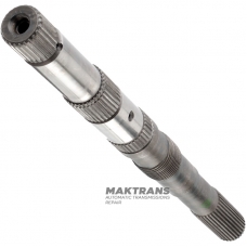 Výstupný hriadeľ FORD E4OD, 4R100 — so závitovkovým prevodom, dĺžka 507 mm, 31 drážok (vonkajší Ø 34,35 mm, dĺžka drážky 98 mm)
