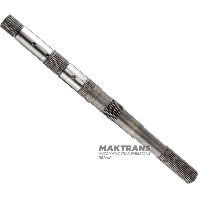 Výstupný hriadeľ FORD E4OD, 4R100 — so závitovkovým prevodom, dĺžka 507 mm, 31 drážok (vonkajší Ø 34,35 mm, dĺžka drážky 98 mm)