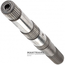 Výstupný hriadeľ FORD E4OD, 4R100 — dĺžka hriadeľa 362 mm, 31 drážok (vonkajší Ø 34,45 mm, dĺžka drážky 74 mm)