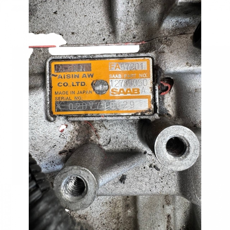 Zostava automatickej prevodovky AW55-51SN 2WD - 12785050A (FA57201), BEZ TCM, S meničom krútiaceho momentu, SAAB 9-3 (YS3F, E79, D79, D75) 2.0L Turbo