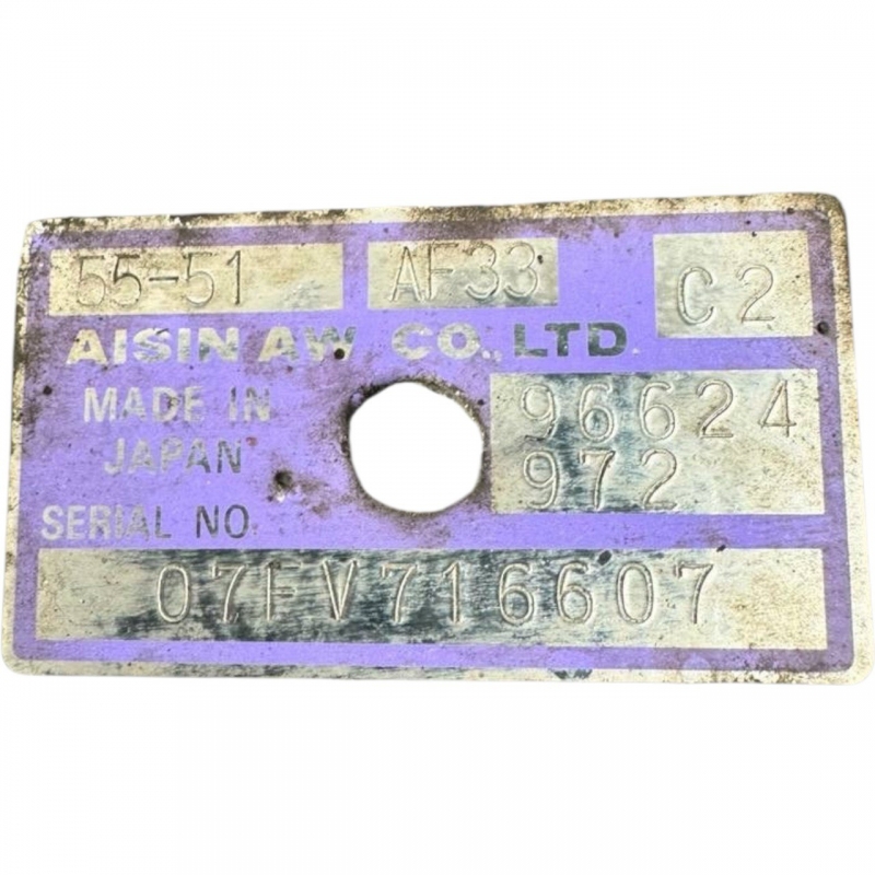 Zostava automatickej prevodovky AW55-51SN 4WD - 96624972, AF33, C2, 4803407, BEZ TCM, S meničom krútiaceho momentu 43A400, OPEL ANTARA A (L07) 2.0 CDTI (2006-2011)