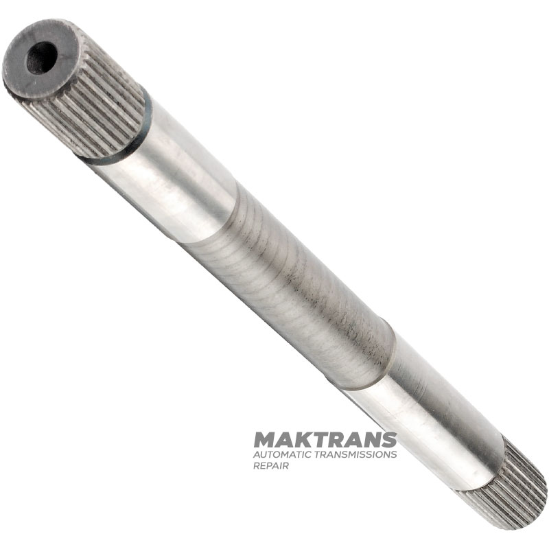 Vstupný hriadeľ FORD E4OD, 4R100 — dĺžka 357 mm, 31 drážok (vonkajší Ø 25,25 mm) / 30 drážok (vonkajší Ø 25,30 mm)