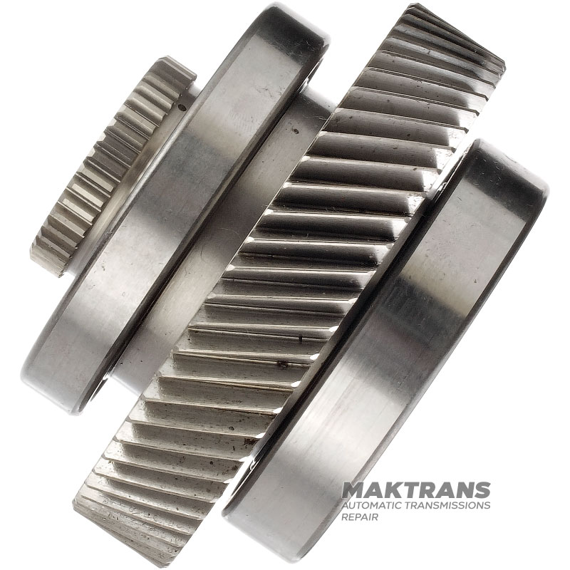 Pastorok (s puzdrami) FORD HF55 ECVT PZ18-7F342-BB, 238216447 — 61 zubov (vonkajší Ø 105,85 mm), 42 drážok (vonkajší Ø 42,95 mm)