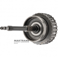 Vstupný hriadeľ/bubon spojky K2 (bez kotúčov) 722.6 Mercedes-Benz A210270012 - celková výška 360 mm, 90 zubov na ozubenom venci, výška piestu k poistnému krúžku 25 mm