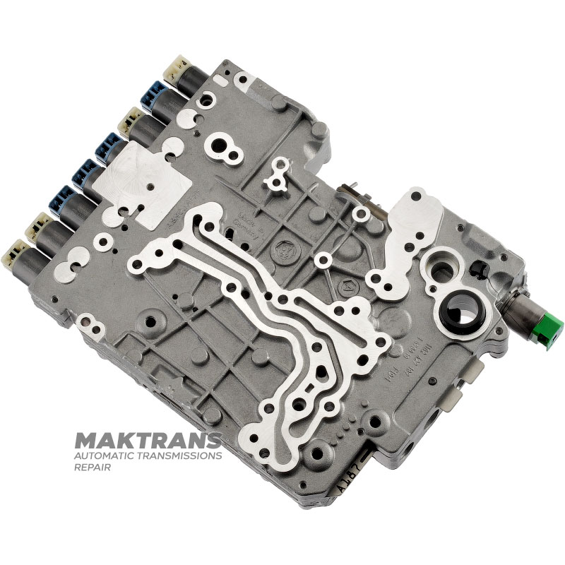 Hydraulická nádrž kompletná so solenoidmi (nová) ZF 8HP45, 8HP50, ZF8HP70 — oddeľovacia doska AB 187 (1102327188 ZFS)