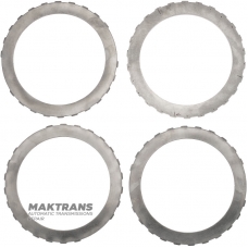 Sada oceľových kolies DIRECT Cluthc FORD E4OD, 4R100 - oporný kotúč (hrúbka 8,65 mm, vnútorný Ø 129,90 mm, 26 zubov), oceľové kotúče (3 ks, hrúbka 2 mm, vnútorný Ø 129,90 mm, 26 zubov)