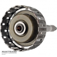 Vstupný hriadeľ, bubon spojky K1 (prázdny, bez lamiel) AS69RC - celková výška 326 mm, 32 drážok (vonkajší priemer 32,20 mm), vonkajší priemer bubna 163,55 mm