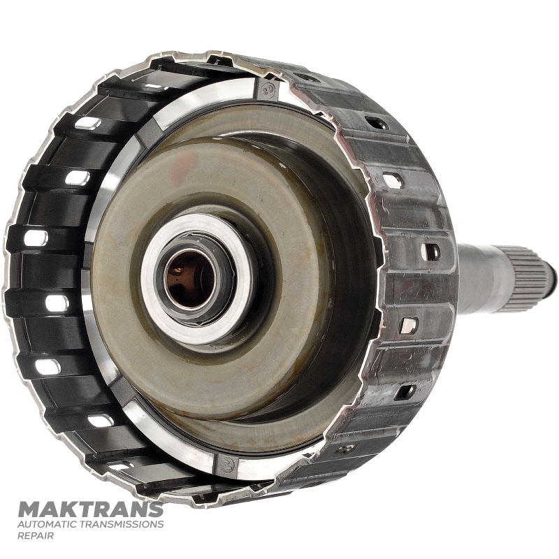 Vstupný hriadeľ, bubon spojky K1 (prázdny, bez lamiel) AS69RC - celková výška 326 mm, 32 drážok (vonkajší priemer 32,20 mm), vonkajší priemer bubna 163,55 mm
