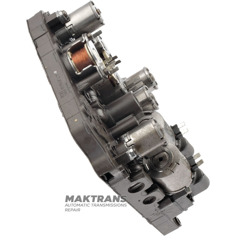 Horná doska hydraulickej jednotky, doska solenoidov - použitá (zmontovaná so solenoidmi) VAG DSG 6 02E (DQ250) 20600061