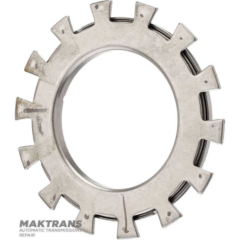 Ihlové ložisko meniča krútiaceho momentu Nissan RE4R03A / JATCO JR403E, JF010E - hrúbka 6,05 mm, vnútorný Ø 51,90 mm, vonkajší Ø 76,75 mm, 14 zubov
