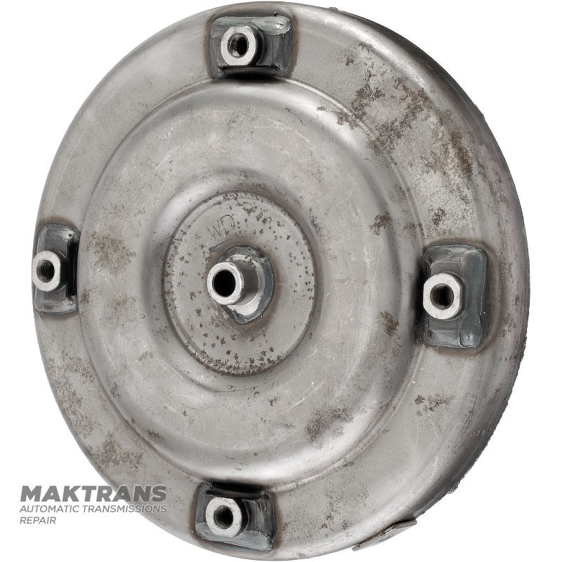 Predný kryt hydraulického meniča JATCO JF010E — vonkajší priemer pilotného ventilu 19,95 mm, 4 montážne otvory (vnútorný priemer 8,80 mm)