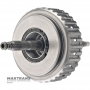 Vstupný hriadeľ, bubon spojky HIGH / LOW MAZDA CW6A-EL, EW6A-EL - celková dĺžka hriadeľa 308 mm, spojka HIGH (3 trecie kotúče), spojka LOW (4 trecie kotúče)