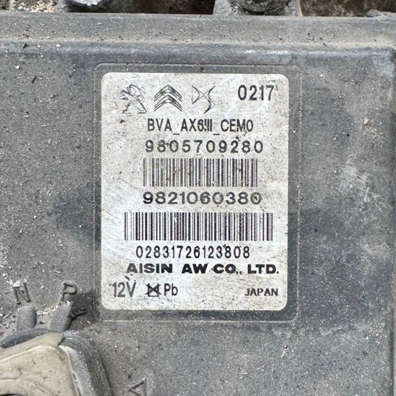 Zostava automatickej prevodovky (bez meniča krútiaceho momentu) AISIN WARNER TF-82SC, 2WD (FWD) — 20GZ15, (2.0 GT BlueHDi 180 16V)