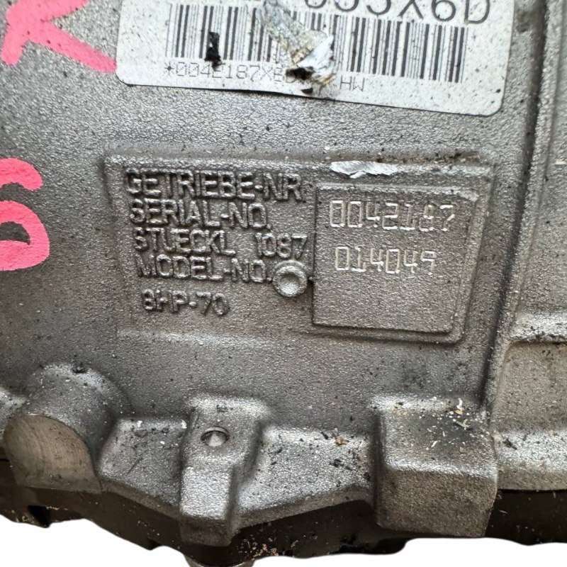 Zostava automatickej prevodovky (s meničom krútiaceho momentu) 2WD (RWD) — 1087014049, 1087016055 X6P, 1087401356 (BMW 3 Touring (F31) 330 d 2012-2019), kód motora N57 D30 A