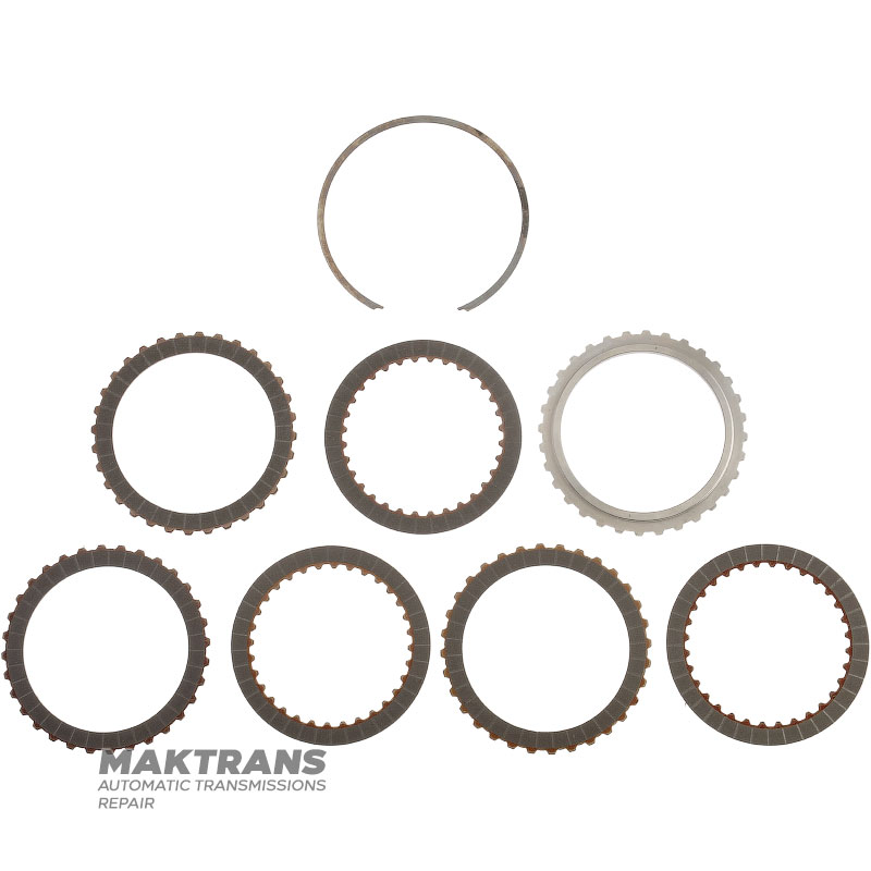 Zostava bubna spojky DIRECT 3-4 4F27E, FN4AEL, FNR5, FS5AEL 99-up - 6 jednostranných trecích kotúčov (celková hrúbka súpravy 18,20 mm (21,15 mm))