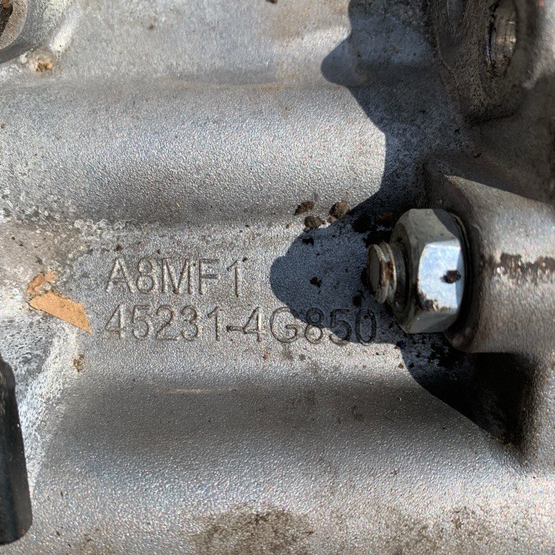 Zostava automatickej prevodovky (s meničom krútiaceho momentu, KDB) Hyundai / KIA A8MF1 (4WD) — 45231-4G850