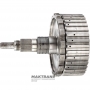 Kôš spojky a výstupný hriadeľ K27 (2WD) Mercedes-Benz 725.0 - Celková výška 198 mm, 30 drážok (vonkajší priemer 31,65 mm), 4 trecie kotúče (celková hrúbka súpravy 20,05 mm)