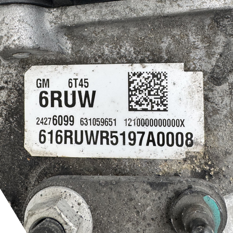 Zostava automatickej prevodovky (s meničom krútiaceho momentu) GM 6T45 2WD – označenie 6RUW, 24276099